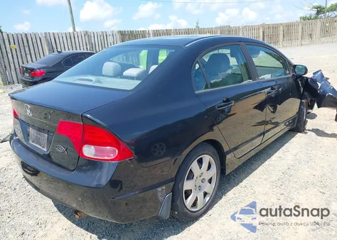 2008 Honda Civic Lx from USA, damaged, VIN 1HGFA165X8L106435